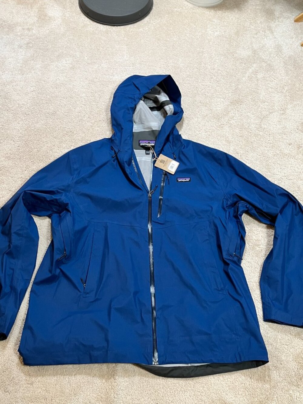NWT NEW Patagonia Men's Granite Crest Rain Jacket Blue CLMB 2XL XXL 85415